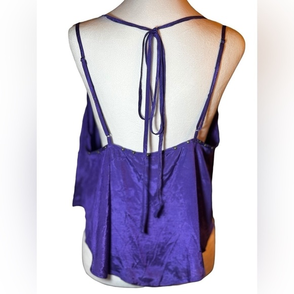 Free People Studded Strappy Halter Tank M - Picture 2 of 7